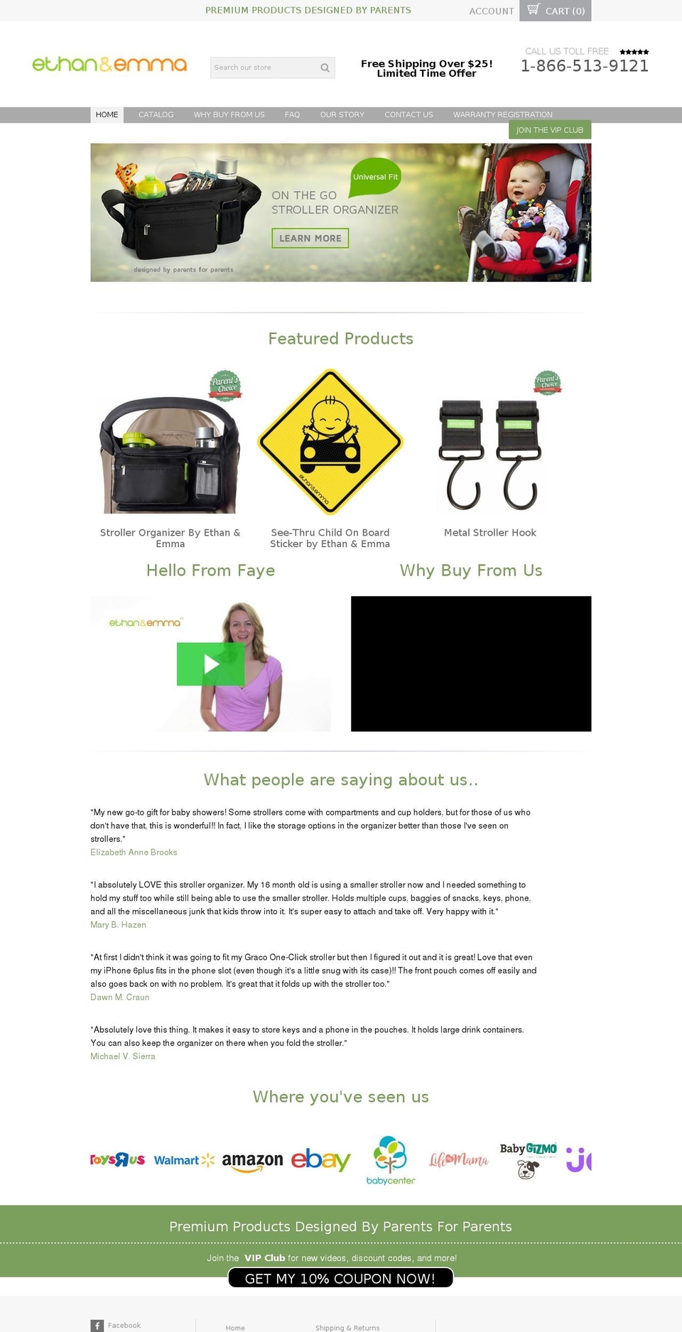 ethanandemma.com shopify website screenshot