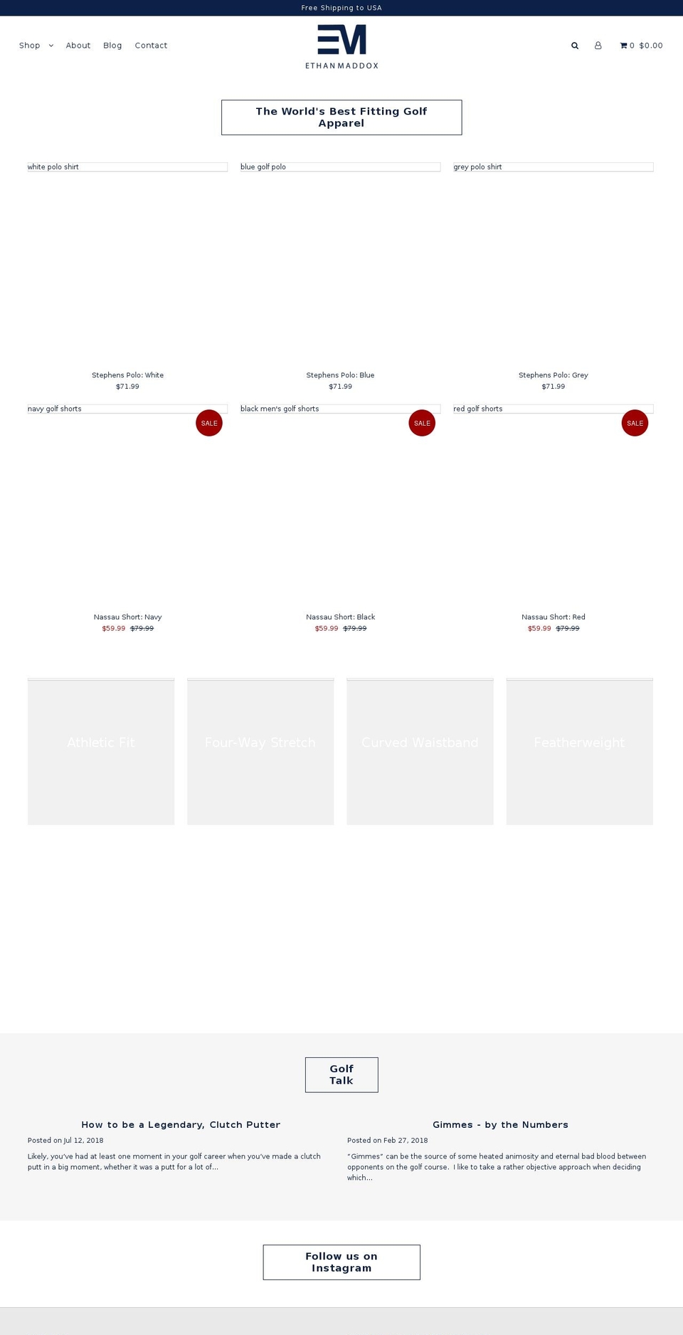ethanmaddox.com — Shopify storefront screenshot