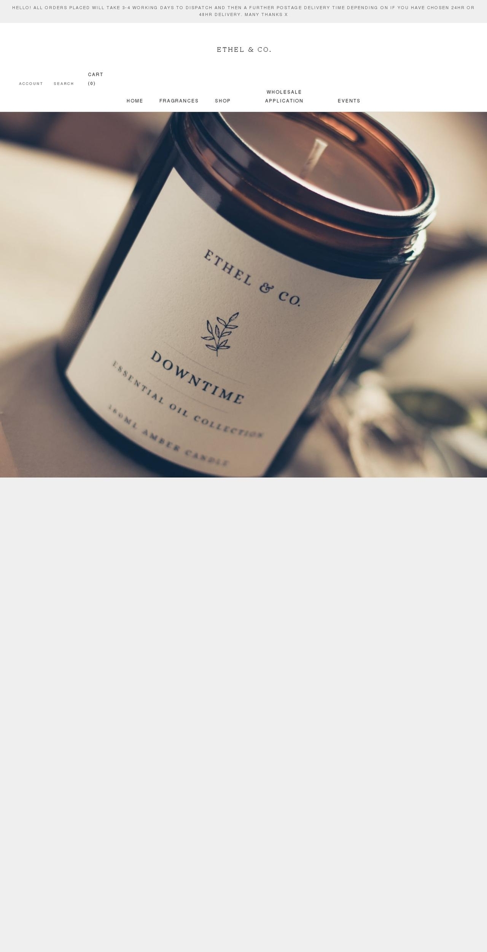 ethelandco.co.uk shopify website screenshot