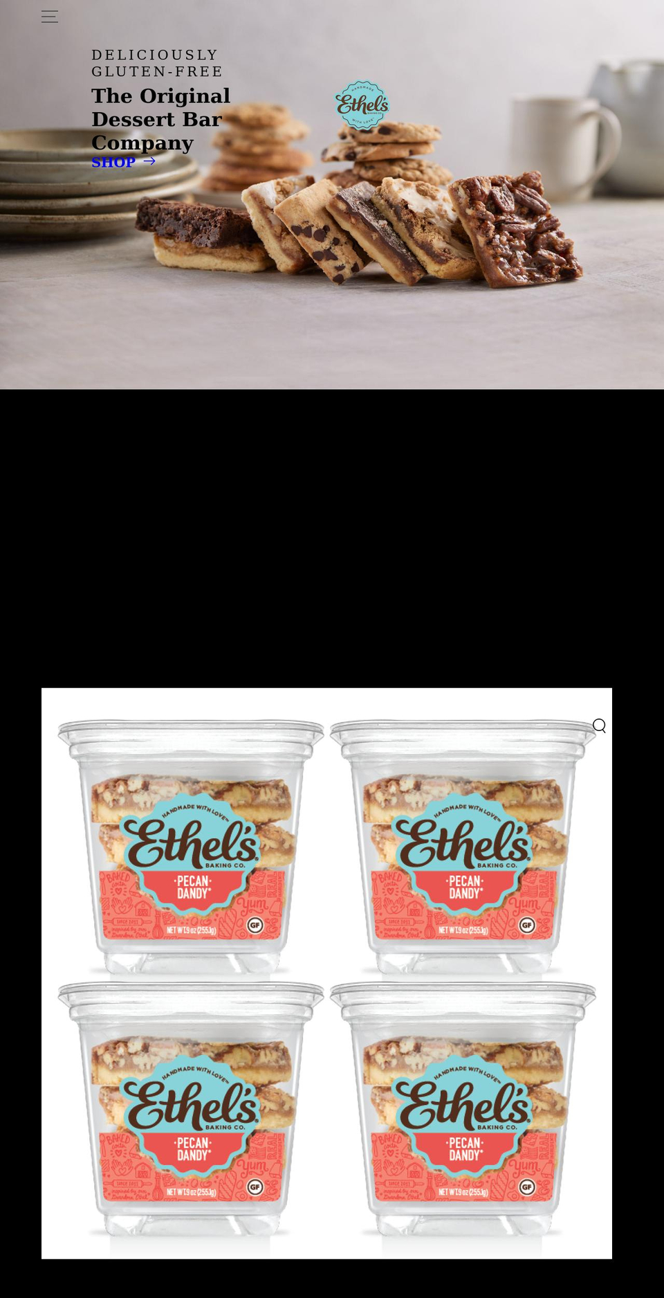 ethels.com shopify website screenshot