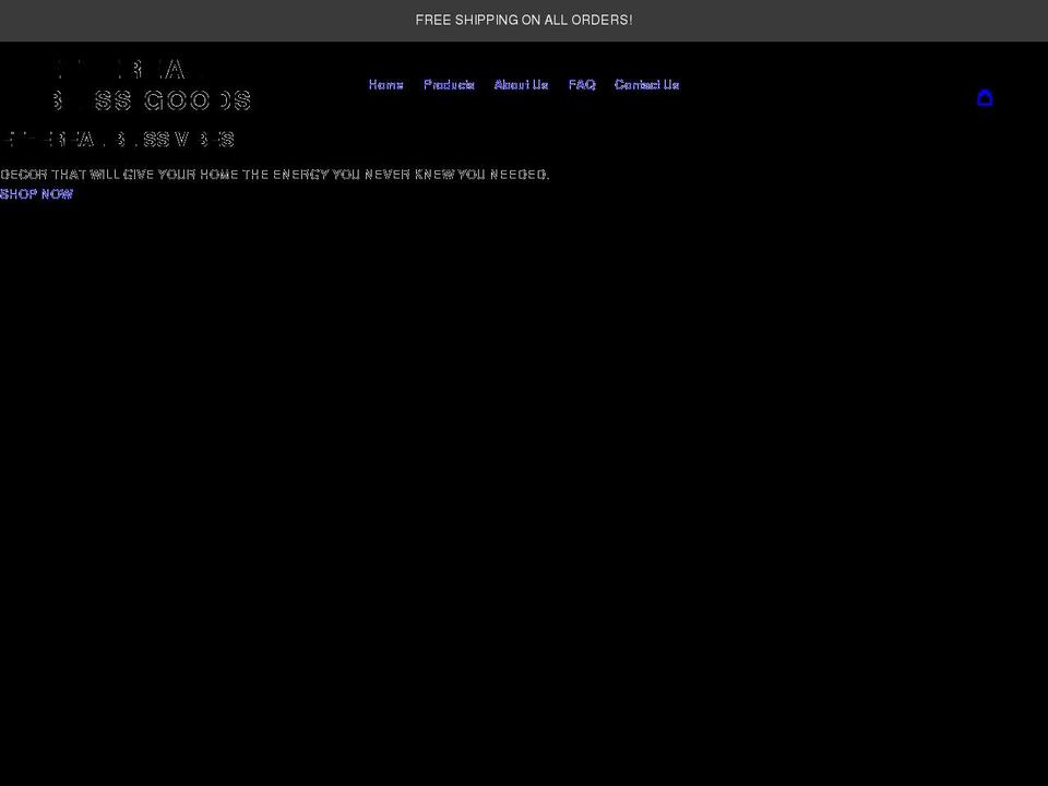 etherealblissgoods.com shopify website screenshot