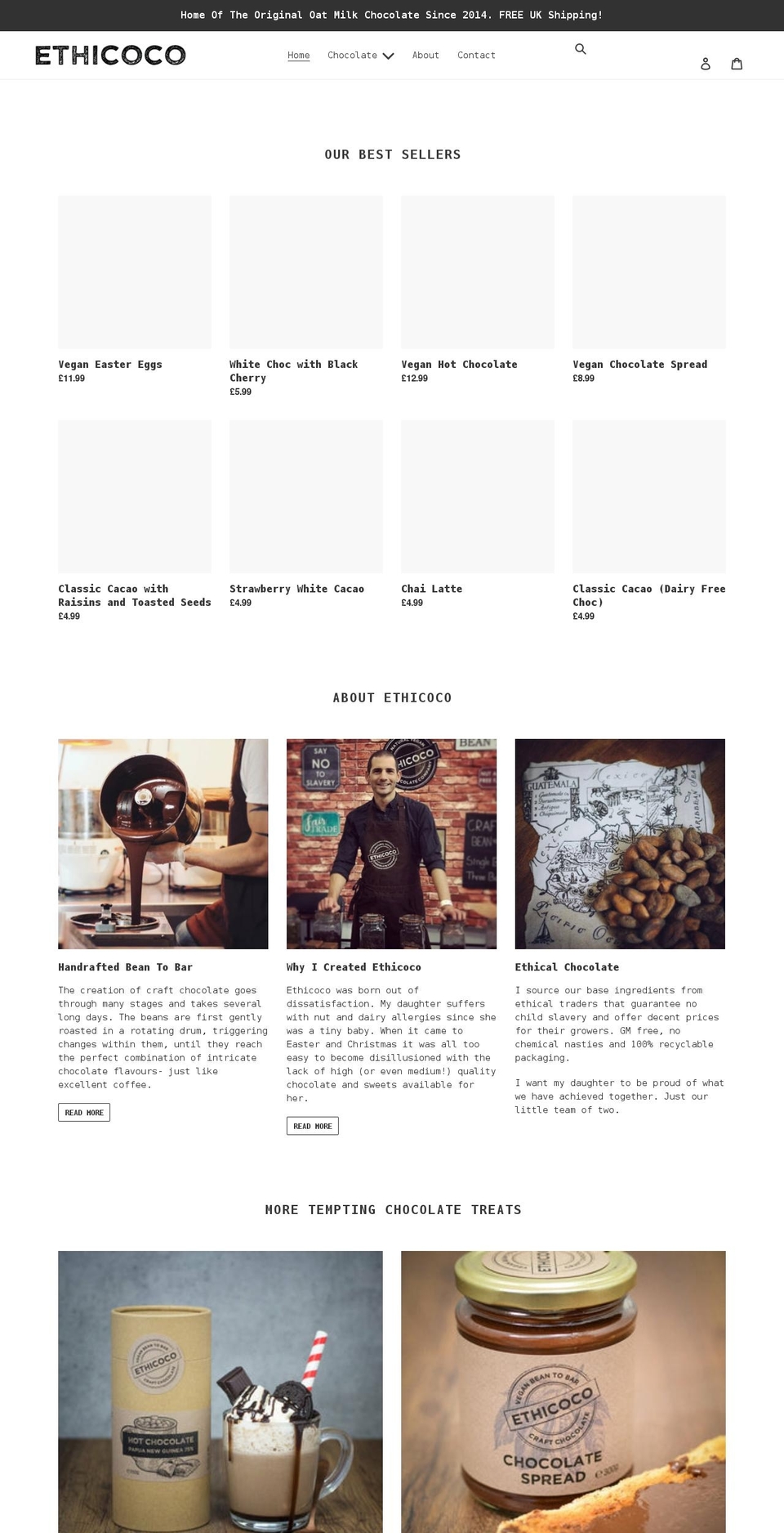 ethicoco.com shopify website screenshot
