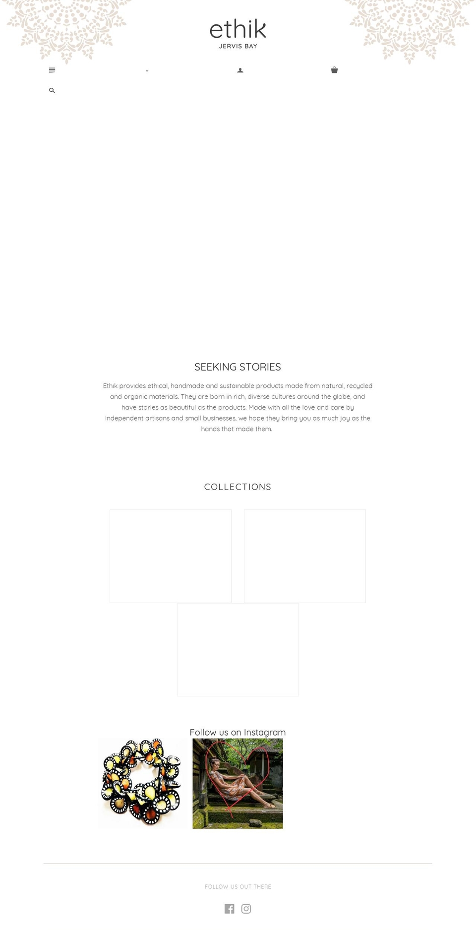 ethik.com.au shopify website screenshot