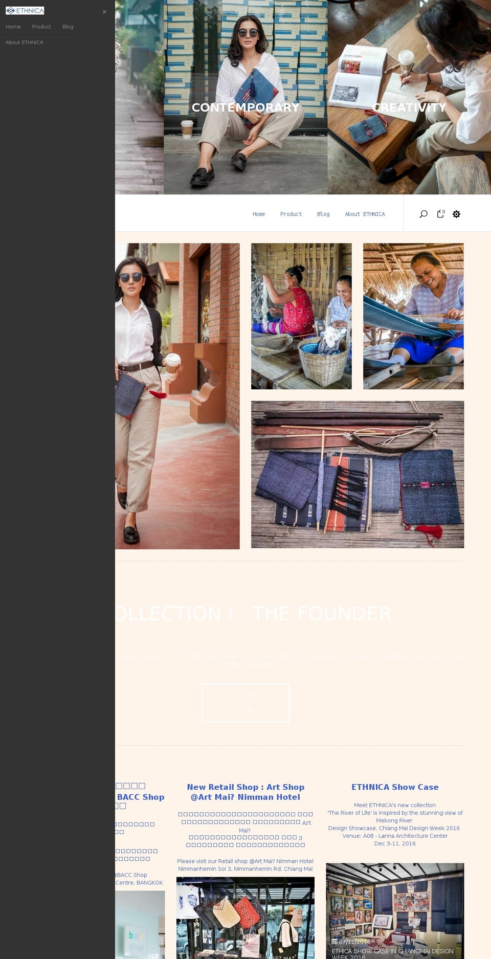 ethnicashop.com shopify website screenshot