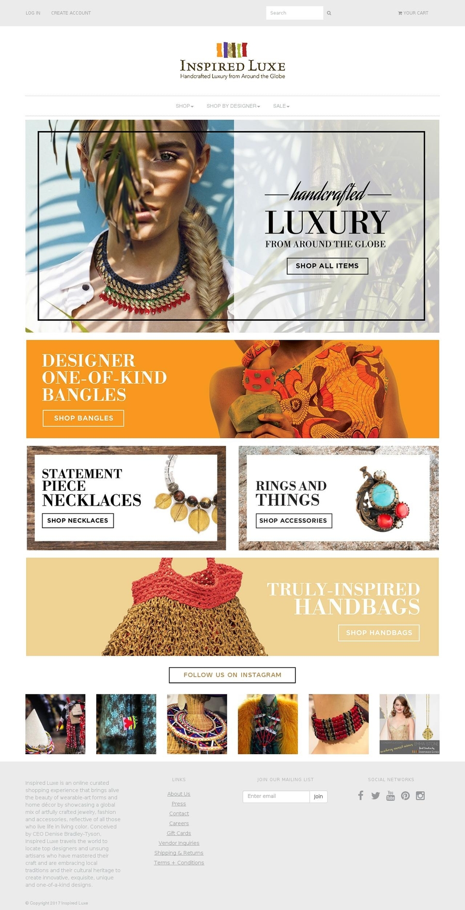 ethnicluxe.com shopify website screenshot