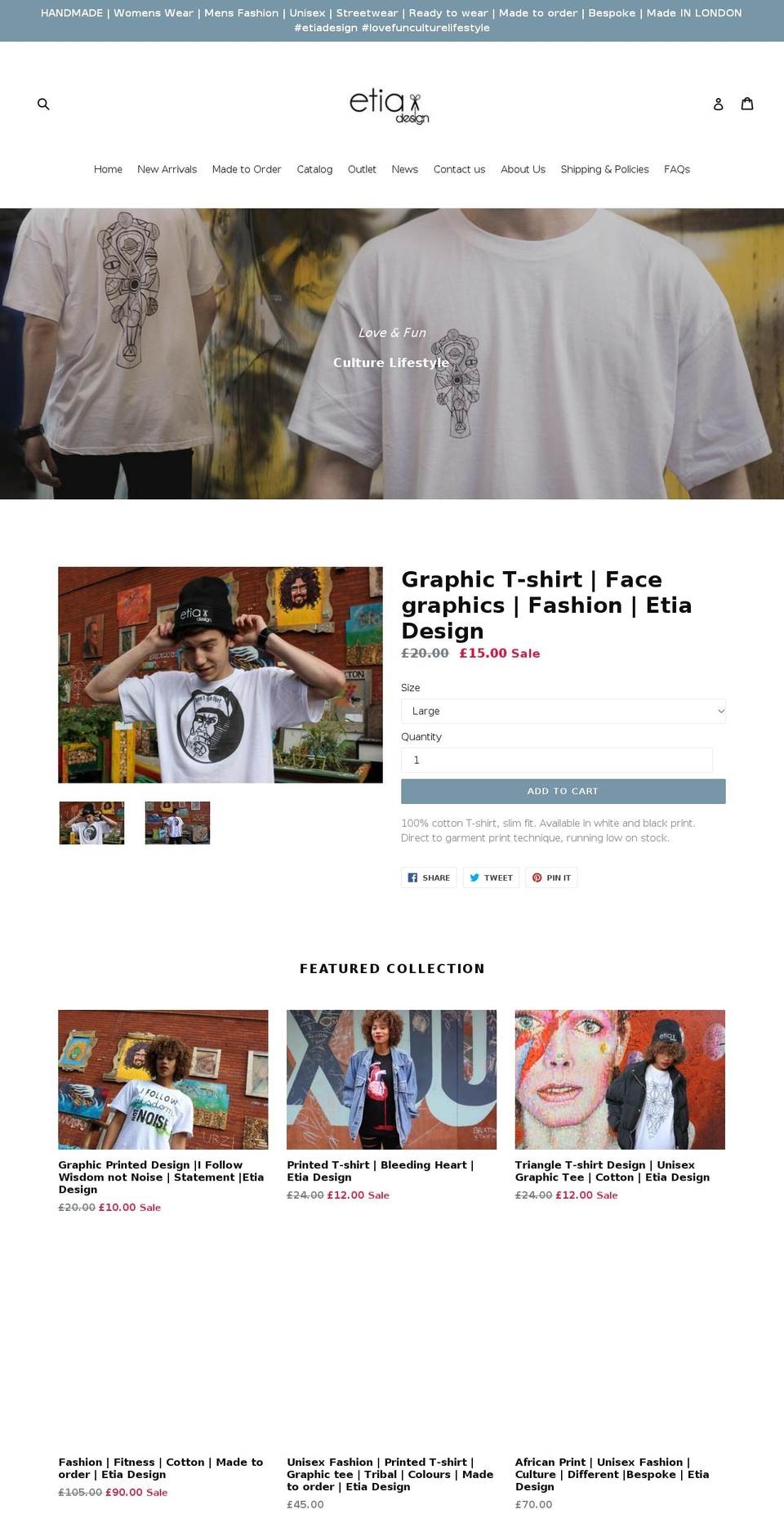 etiadesignstore.com — Shopify storefront screenshot