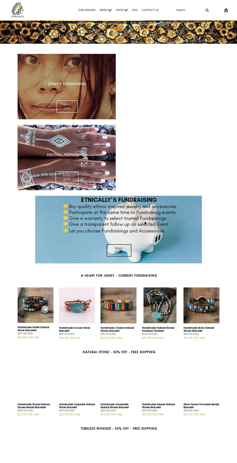 etnically.com — Shopify storefront screenshot