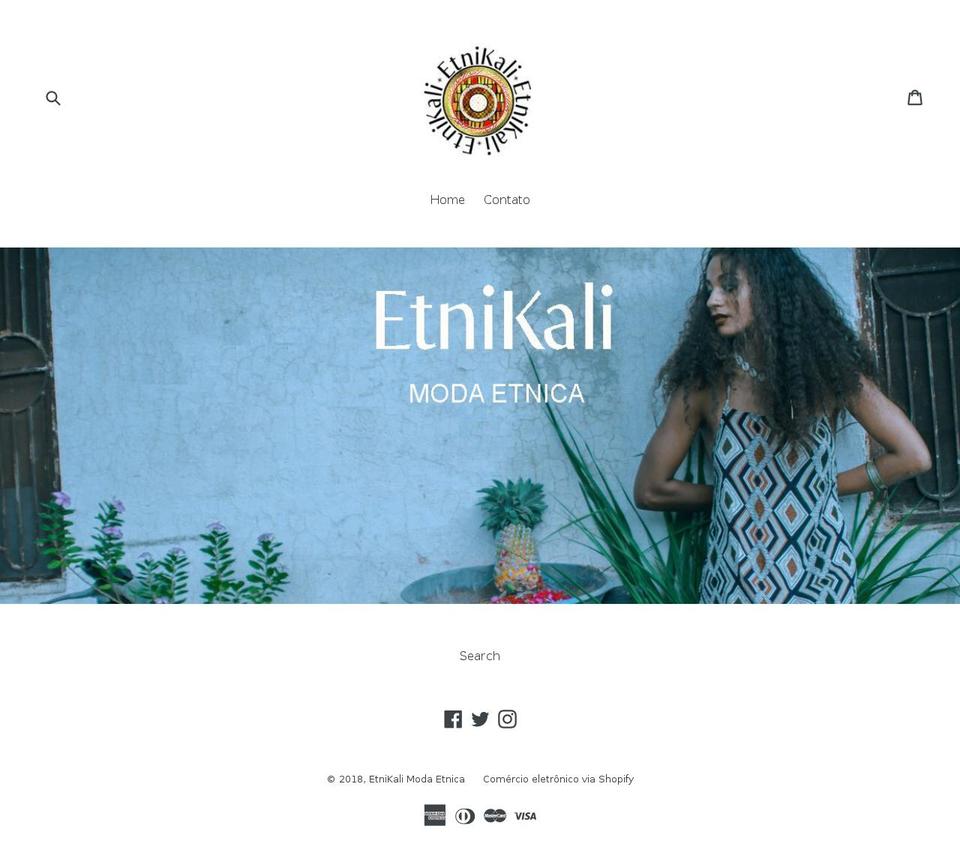 etnikali.com — Shopify storefront screenshot