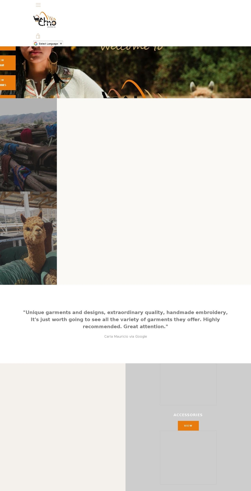 etnoalpaca.com — Shopify storefront screenshot