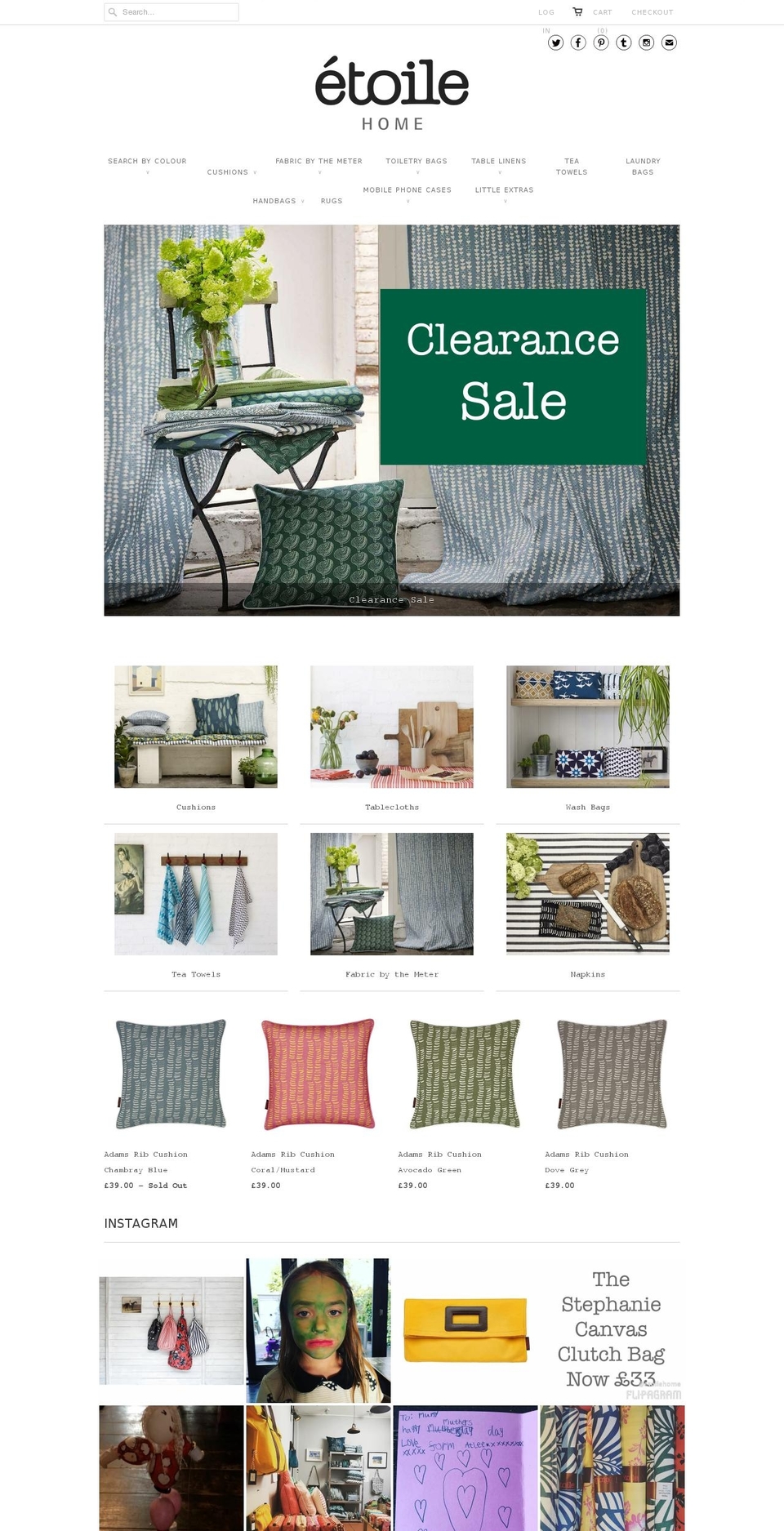 etoile-home.com shopify website screenshot