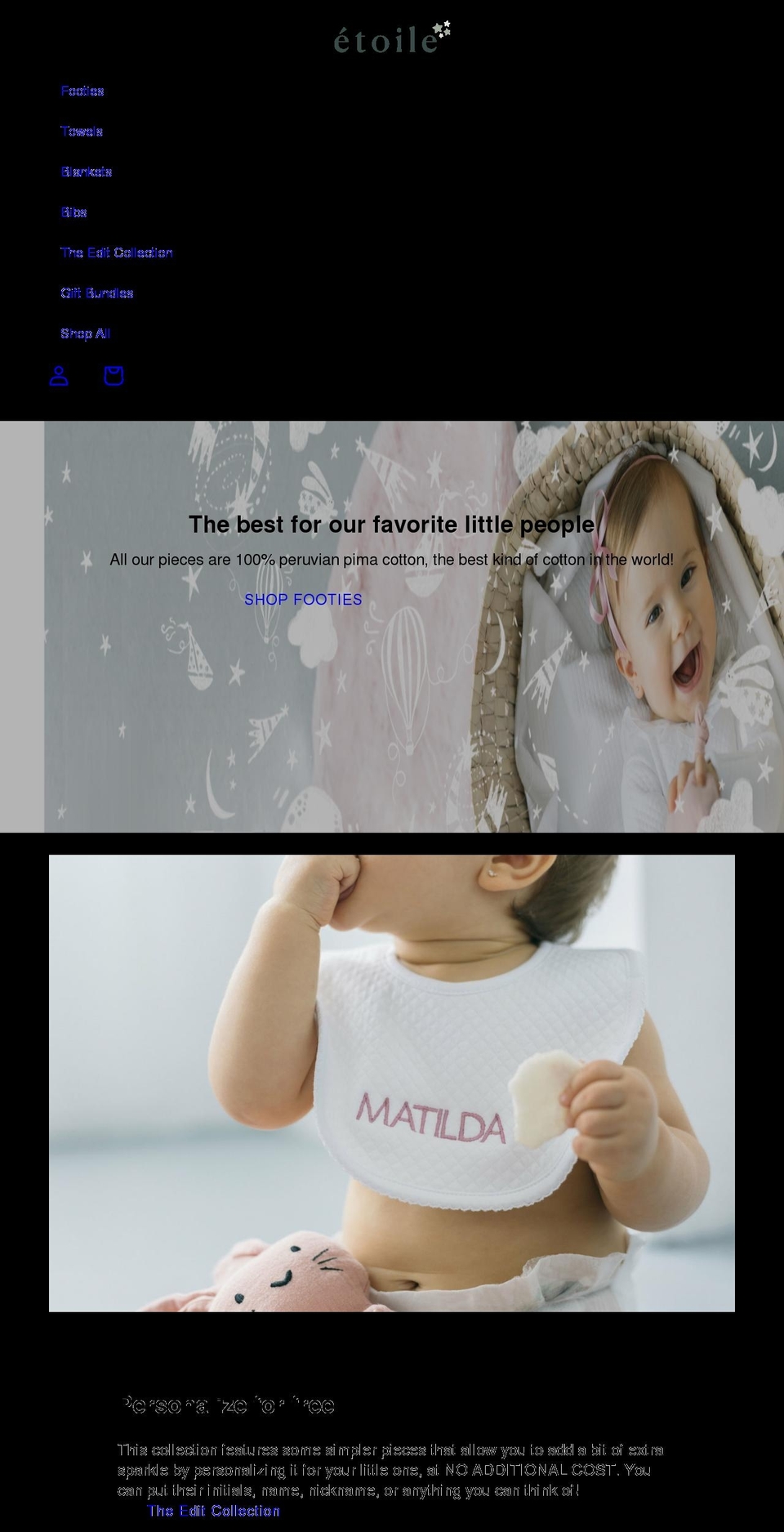 etoilekids.com shopify website screenshot