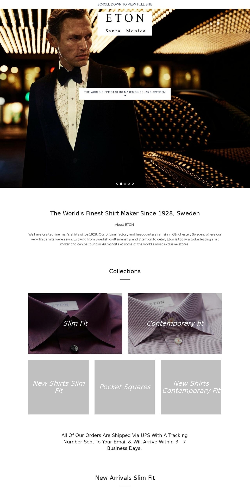 etonsantamonica.com — Shopify storefront screenshot