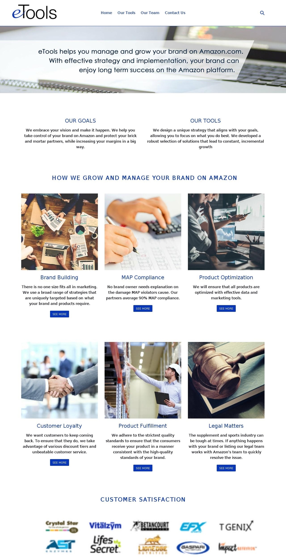 etoolsmarketing.com — Shopify storefront screenshot