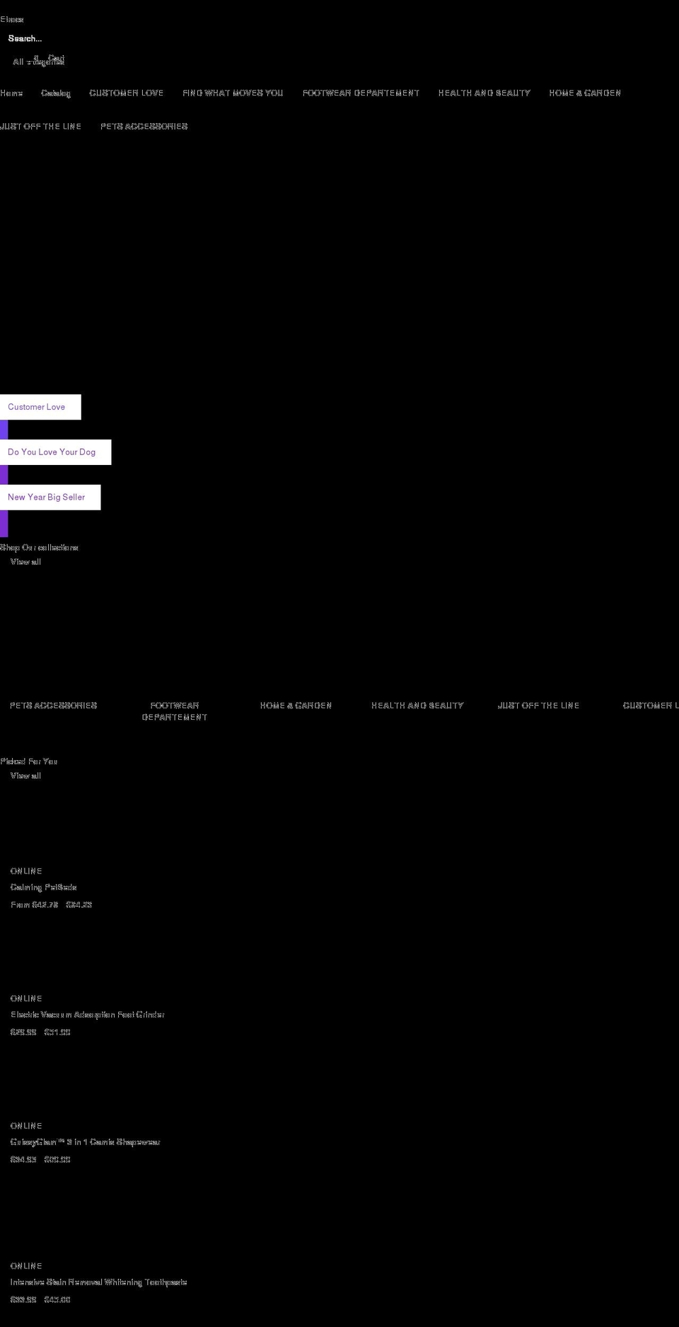 etrocs.com shopify website screenshot