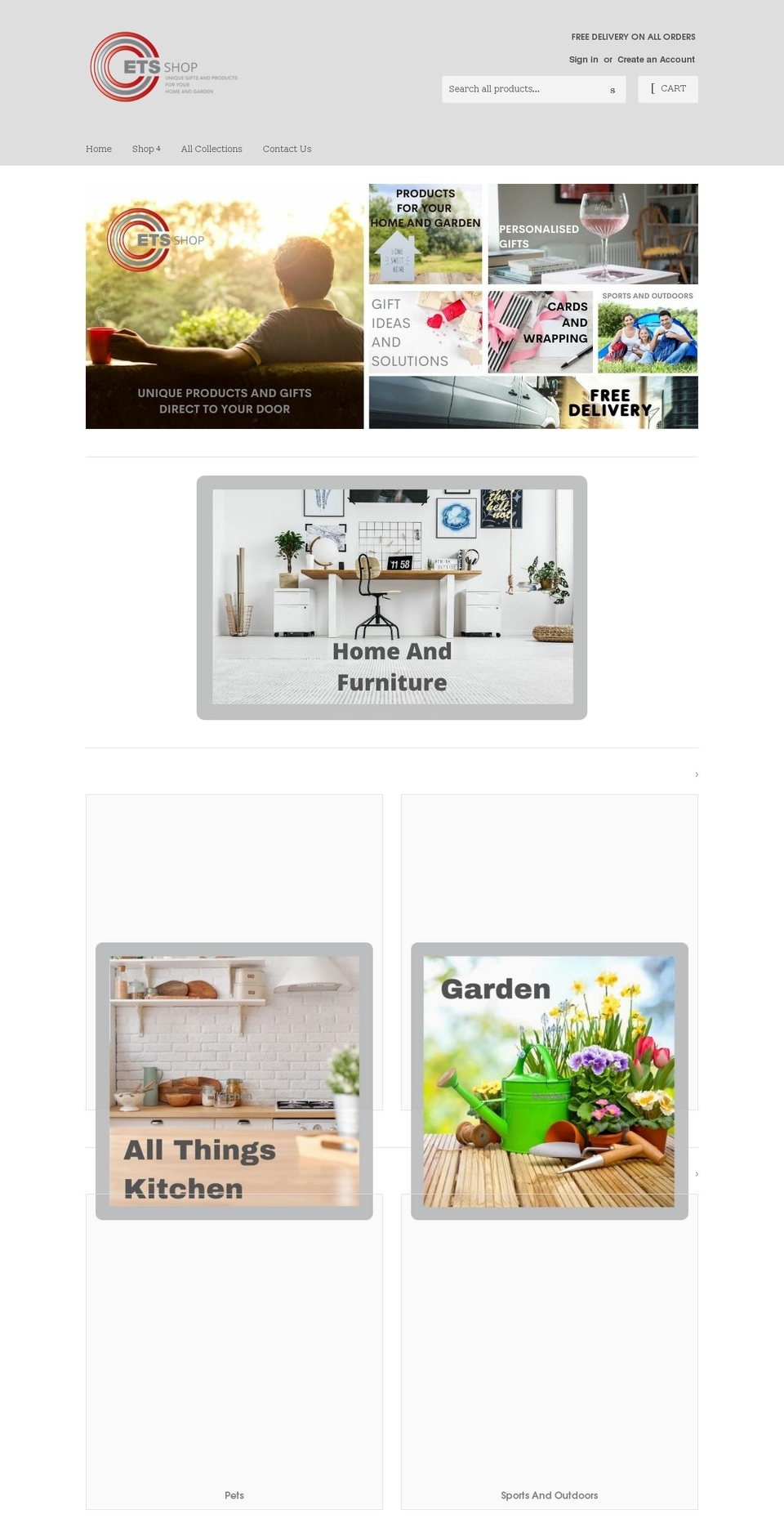 etsshop.co.uk shopify website screenshot