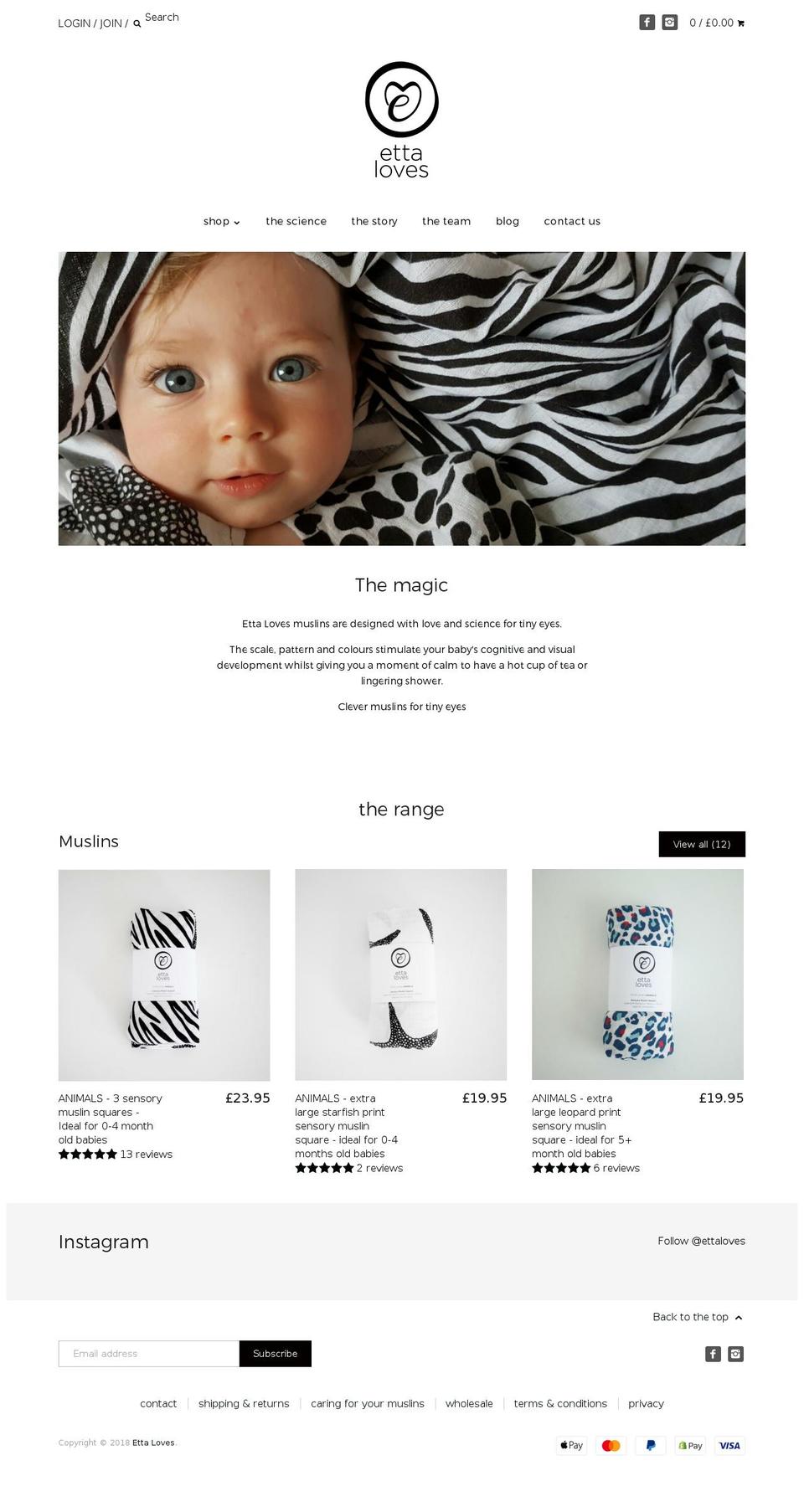 Current site Shopify theme site example ettaloves.com