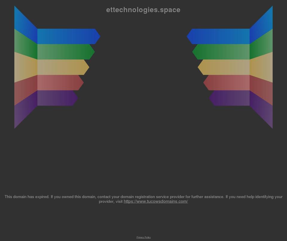 ettechnologies.space shopify website screenshot