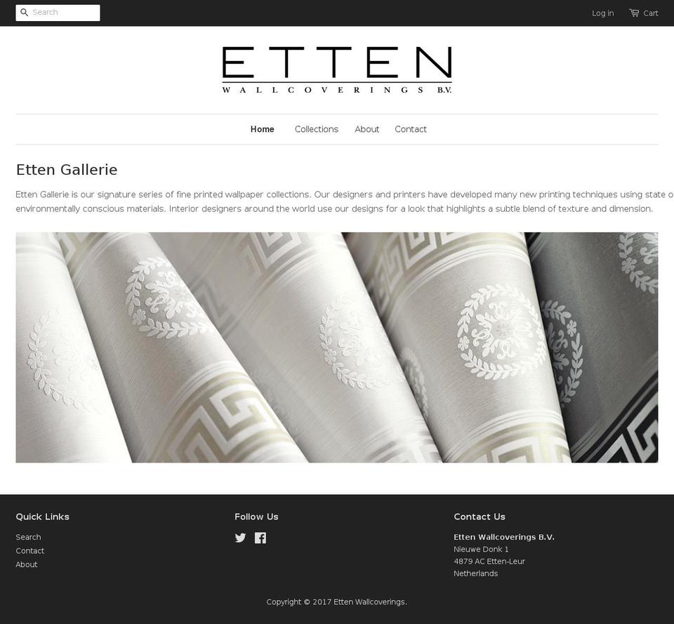 etten.com shopify website screenshot