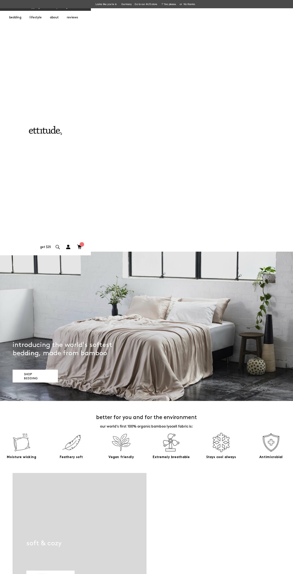 ettitude.com — Shopify storefront screenshot