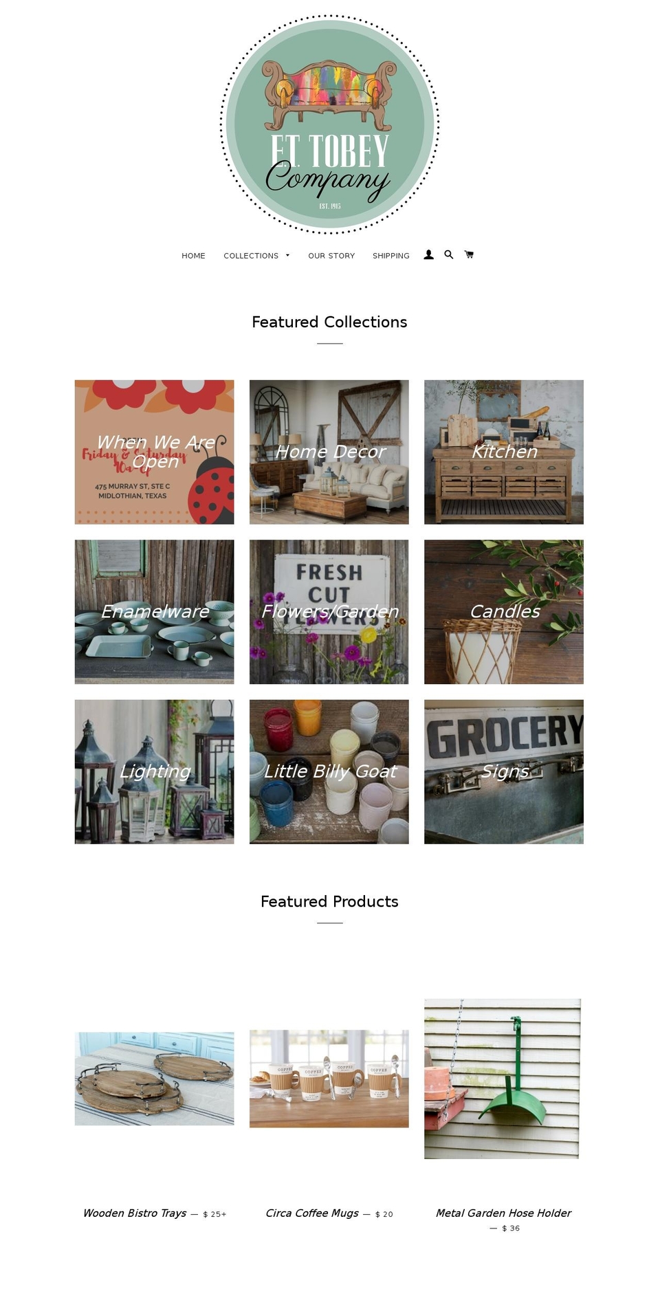 ettobey.com shopify website screenshot