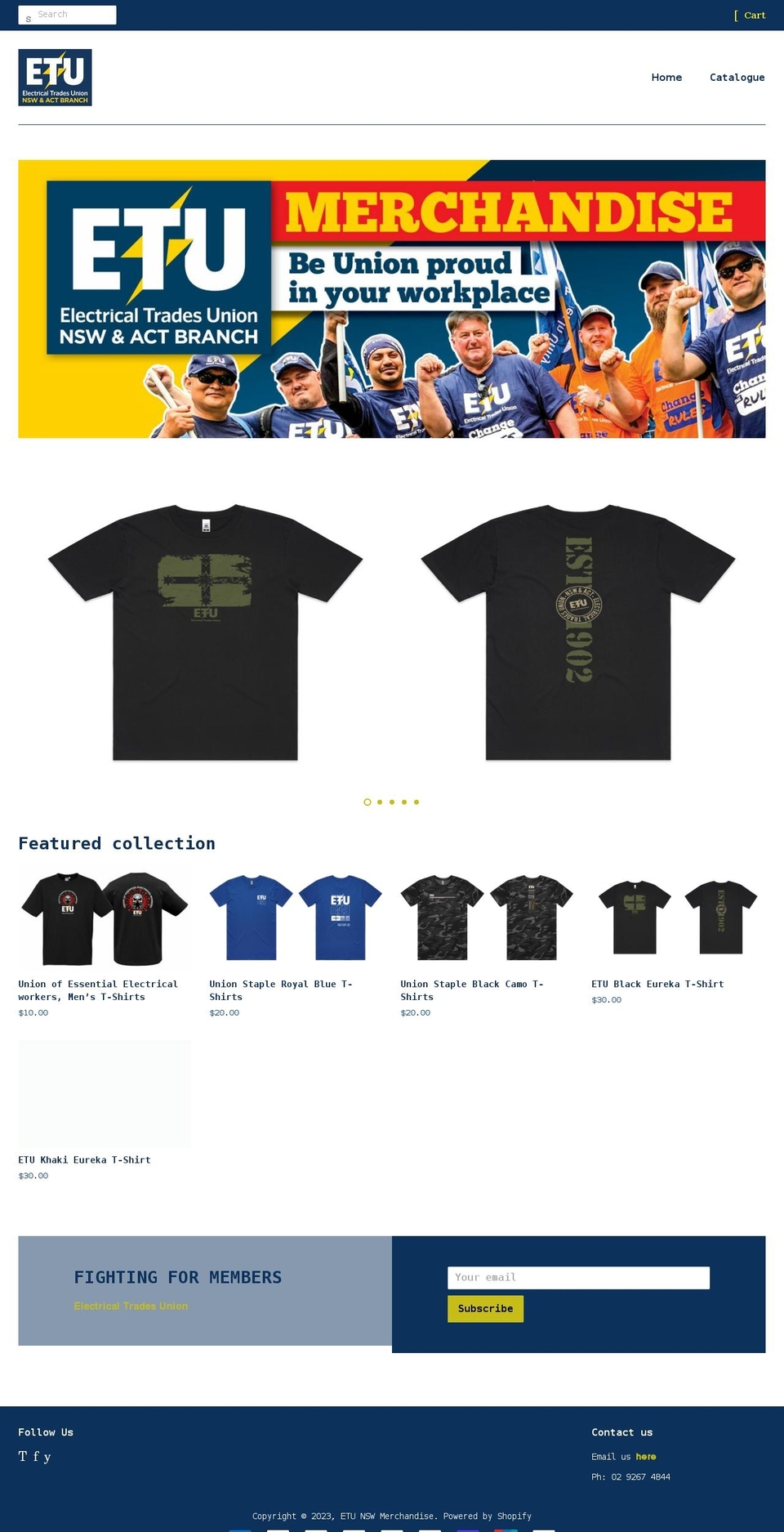 etu-nsw-merchandise.myshopify.com shopify website screenshot