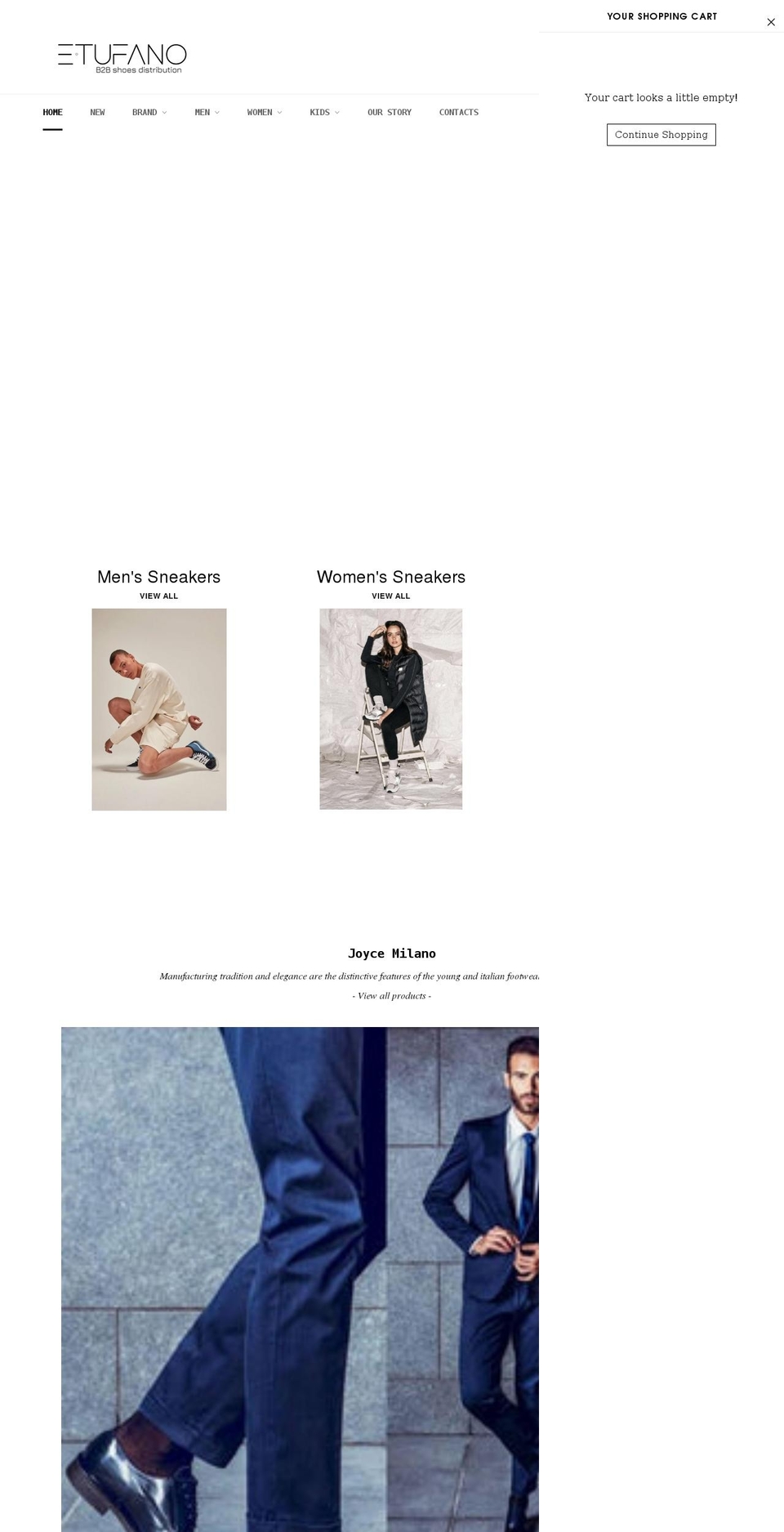 etufano.com shopify website screenshot