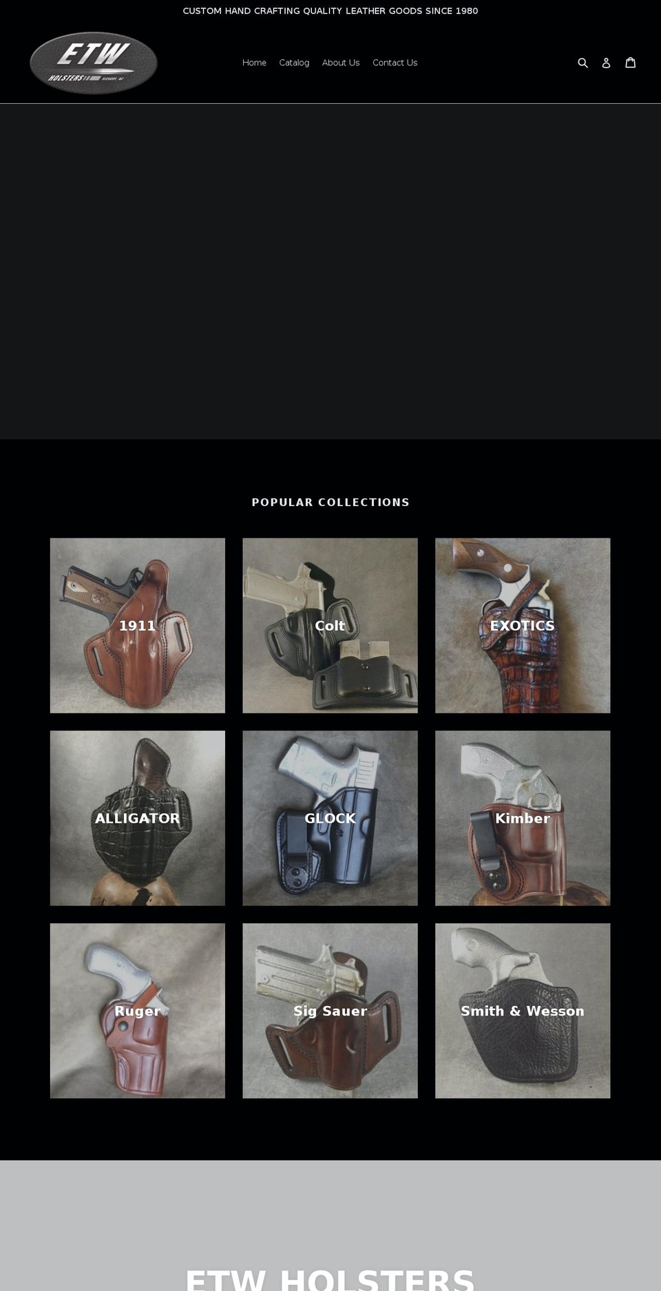 etwholster.com — Shopify storefront screenshot