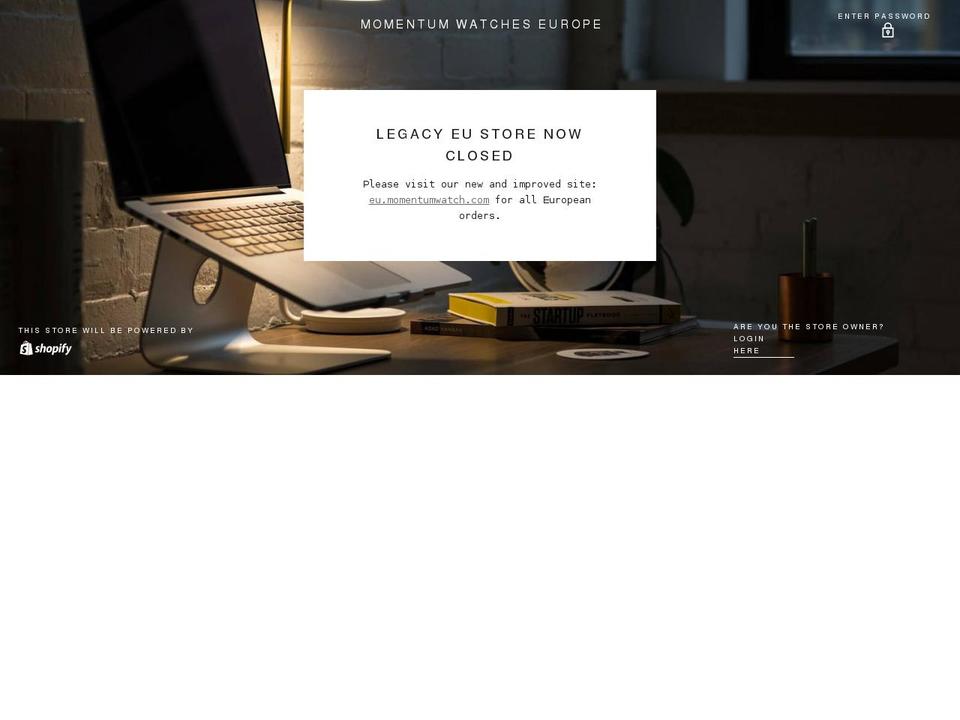 eu-momentumwatch.myshopify.com shopify website screenshot
