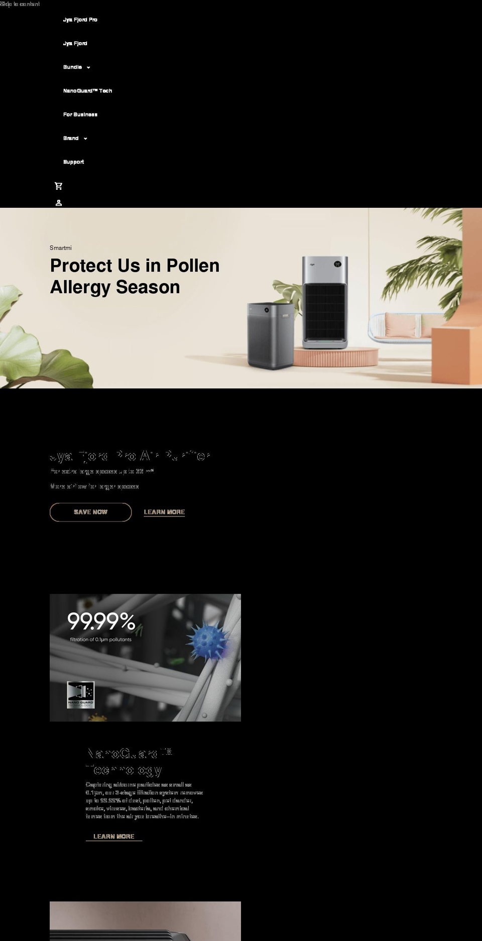 eu.jyalife.com shopify website screenshot
