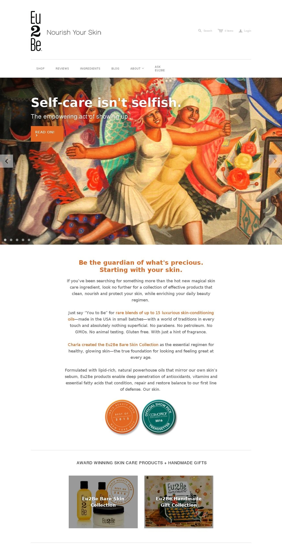 eu2be.com shopify website screenshot