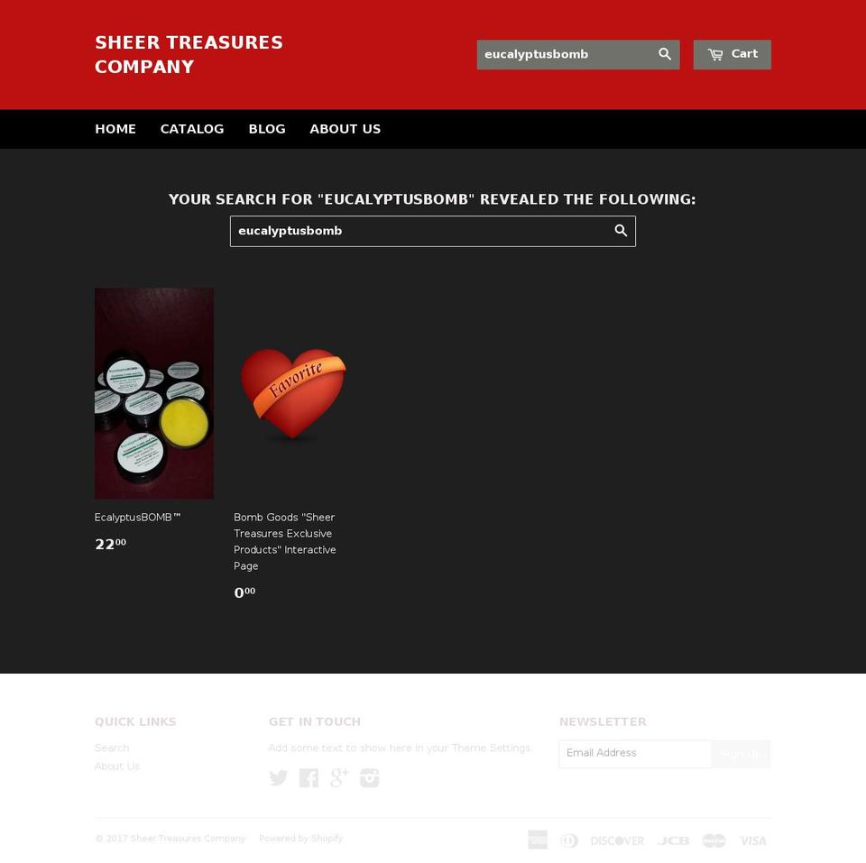 eucalyptusbomb.com shopify website screenshot