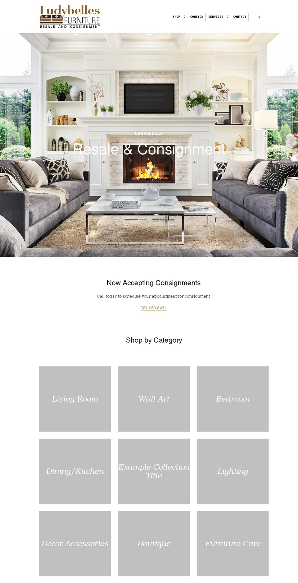 eudybelles.com shopify website screenshot