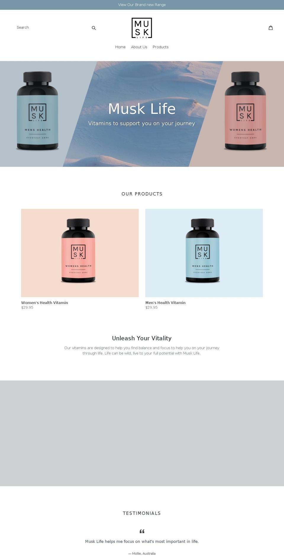 eumii.com shopify website screenshot