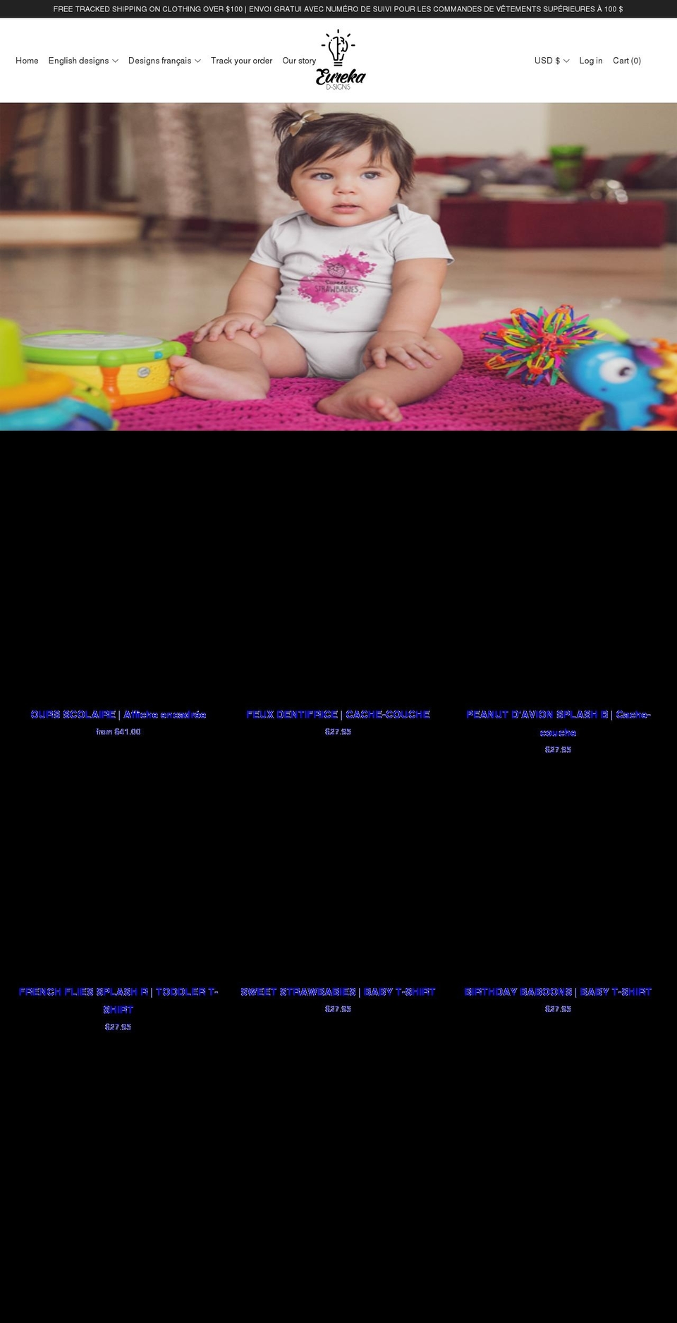 eureka-d-signs.com shopify website screenshot