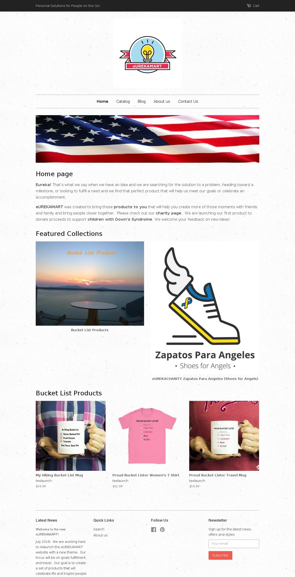 eurekamartstore.com shopify website screenshot