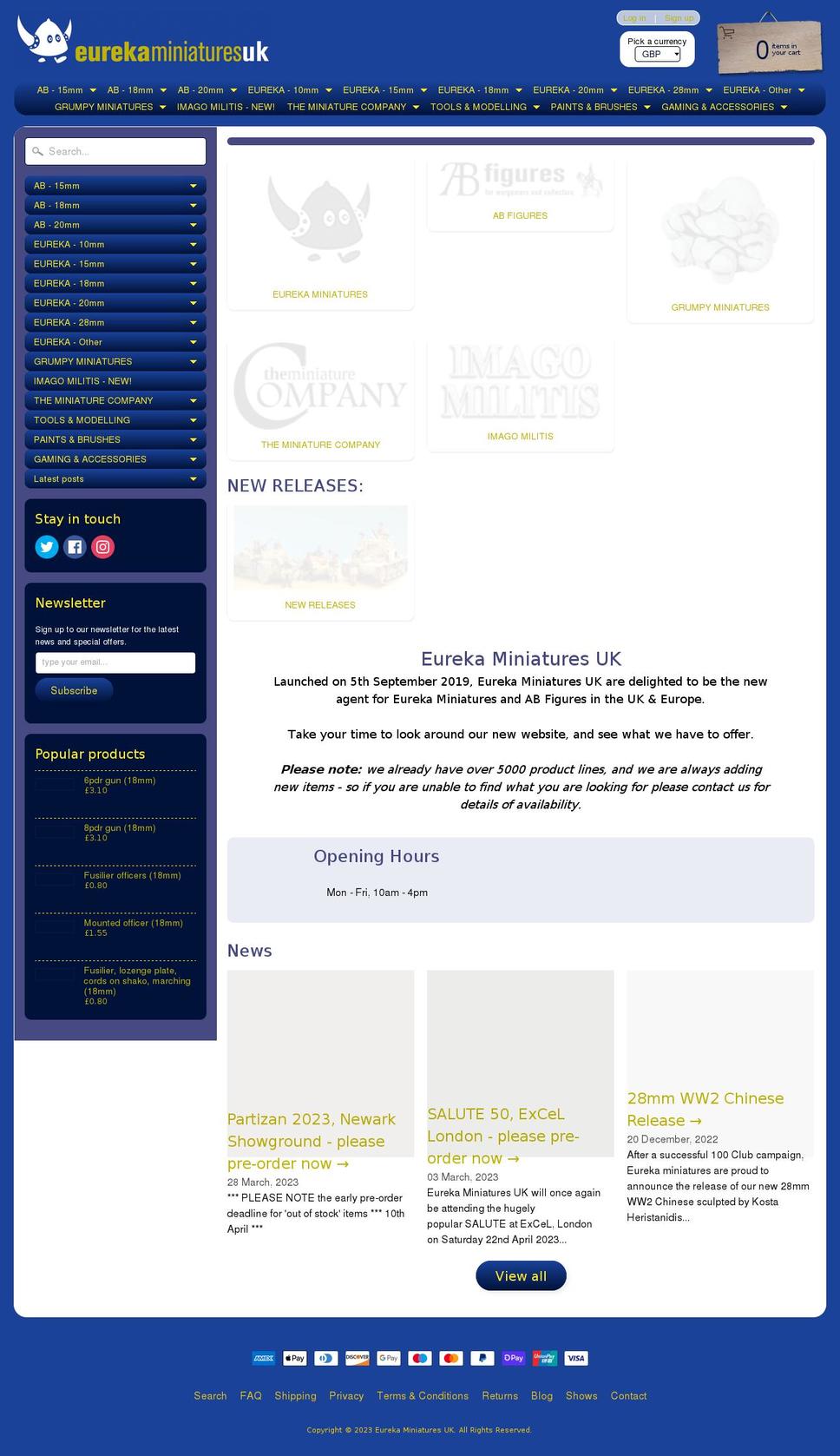 eurekaminuk.com shopify website screenshot