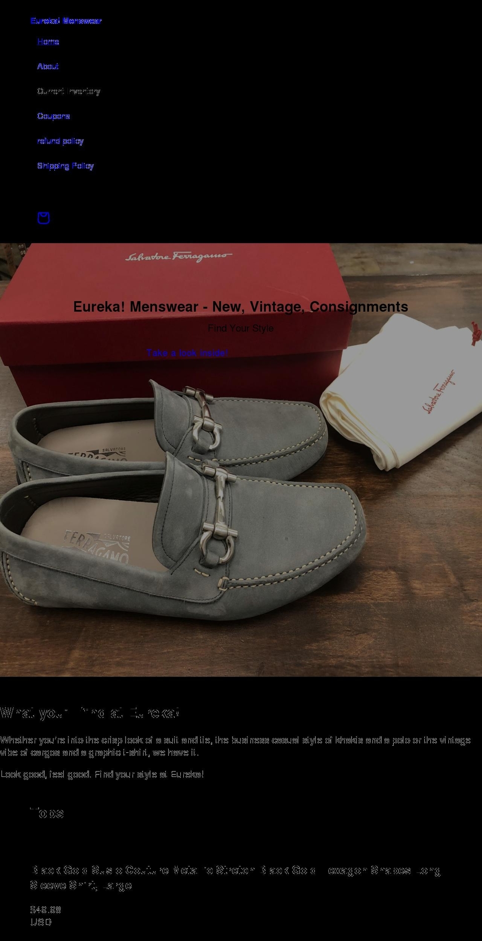 eurekanewalbany.com shopify website screenshot