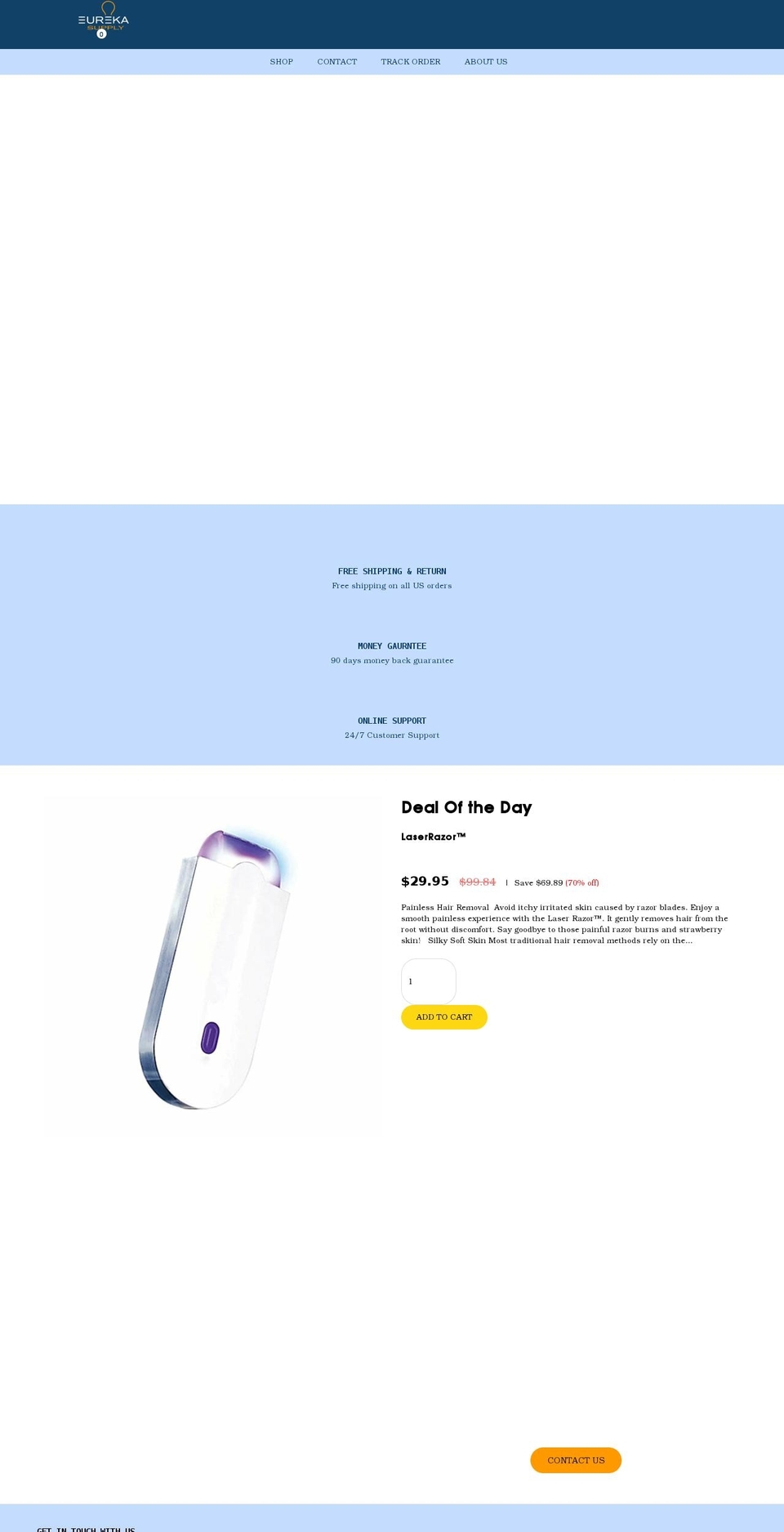 eurekasupply.com shopify website screenshot