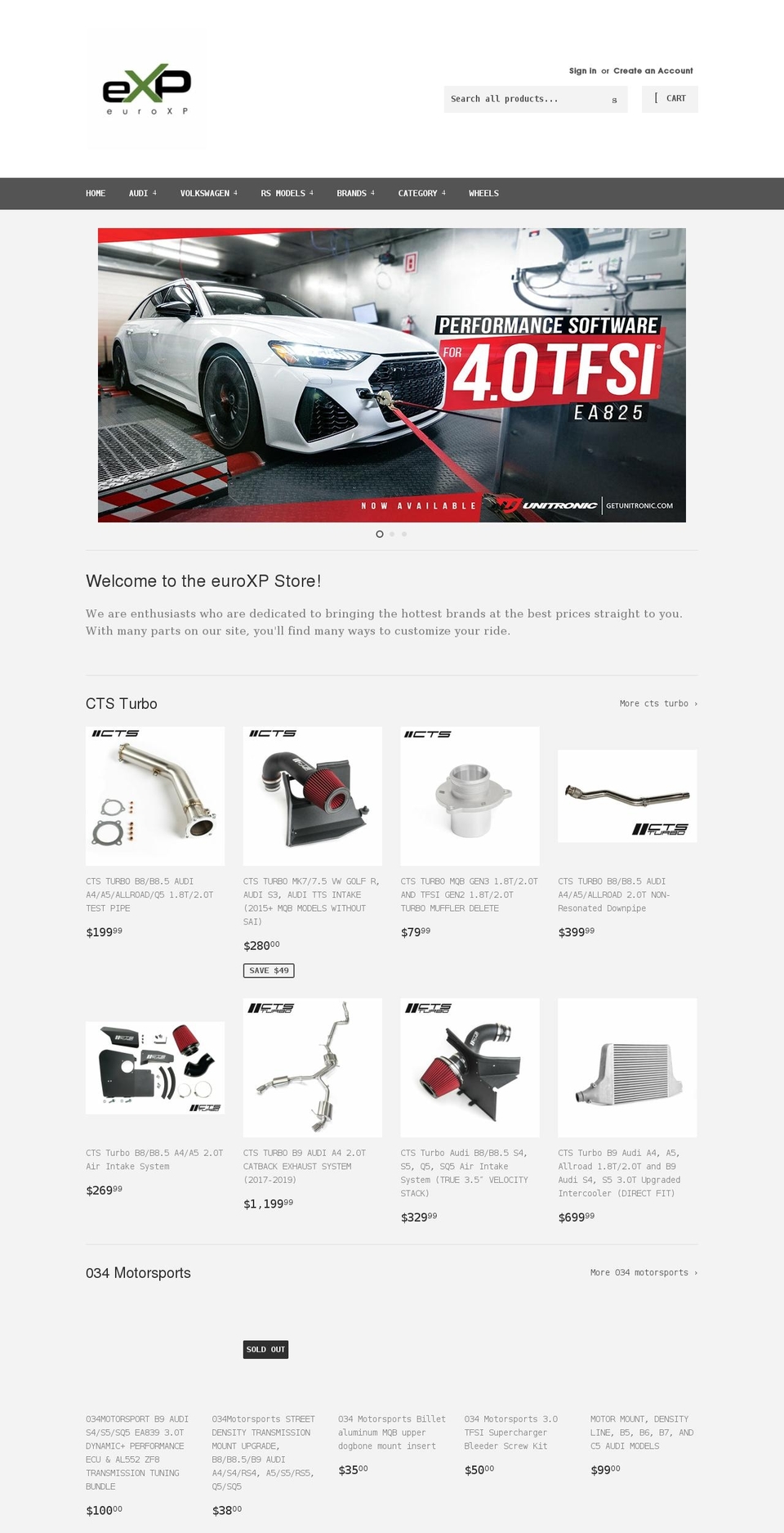 euro-xp.com shopify website screenshot