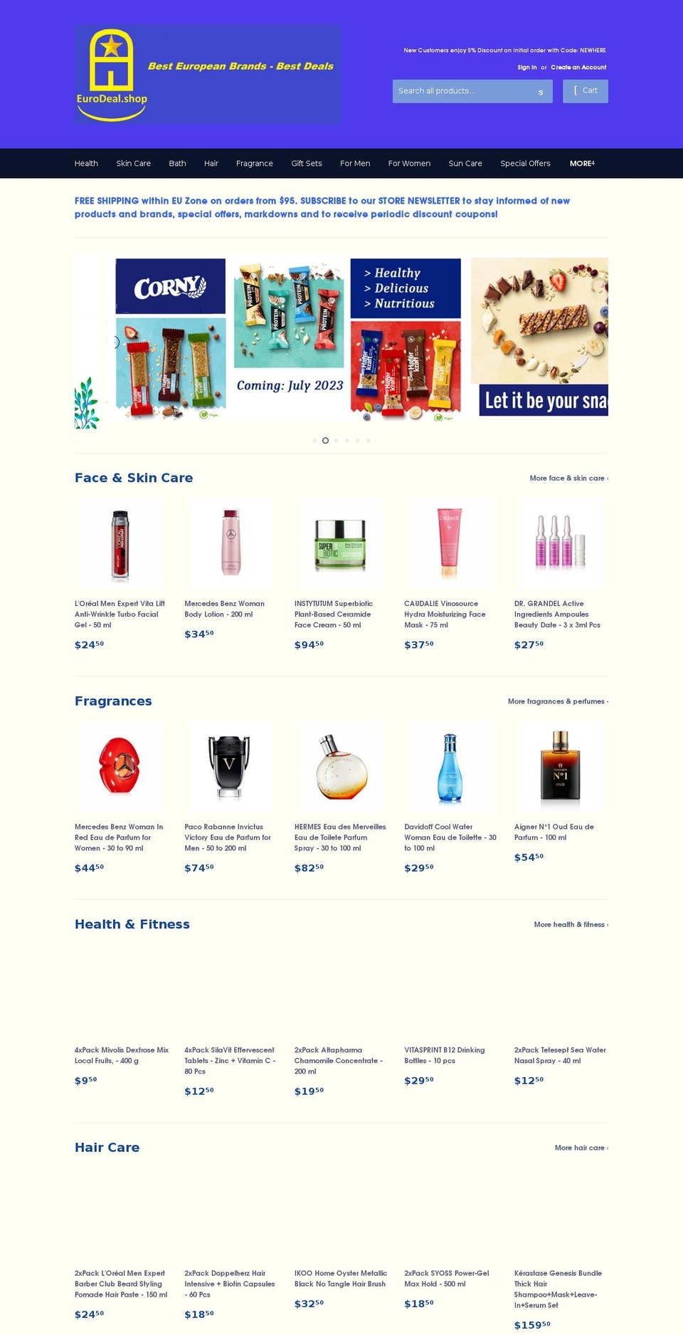 eurodeal.shop shopify website screenshot