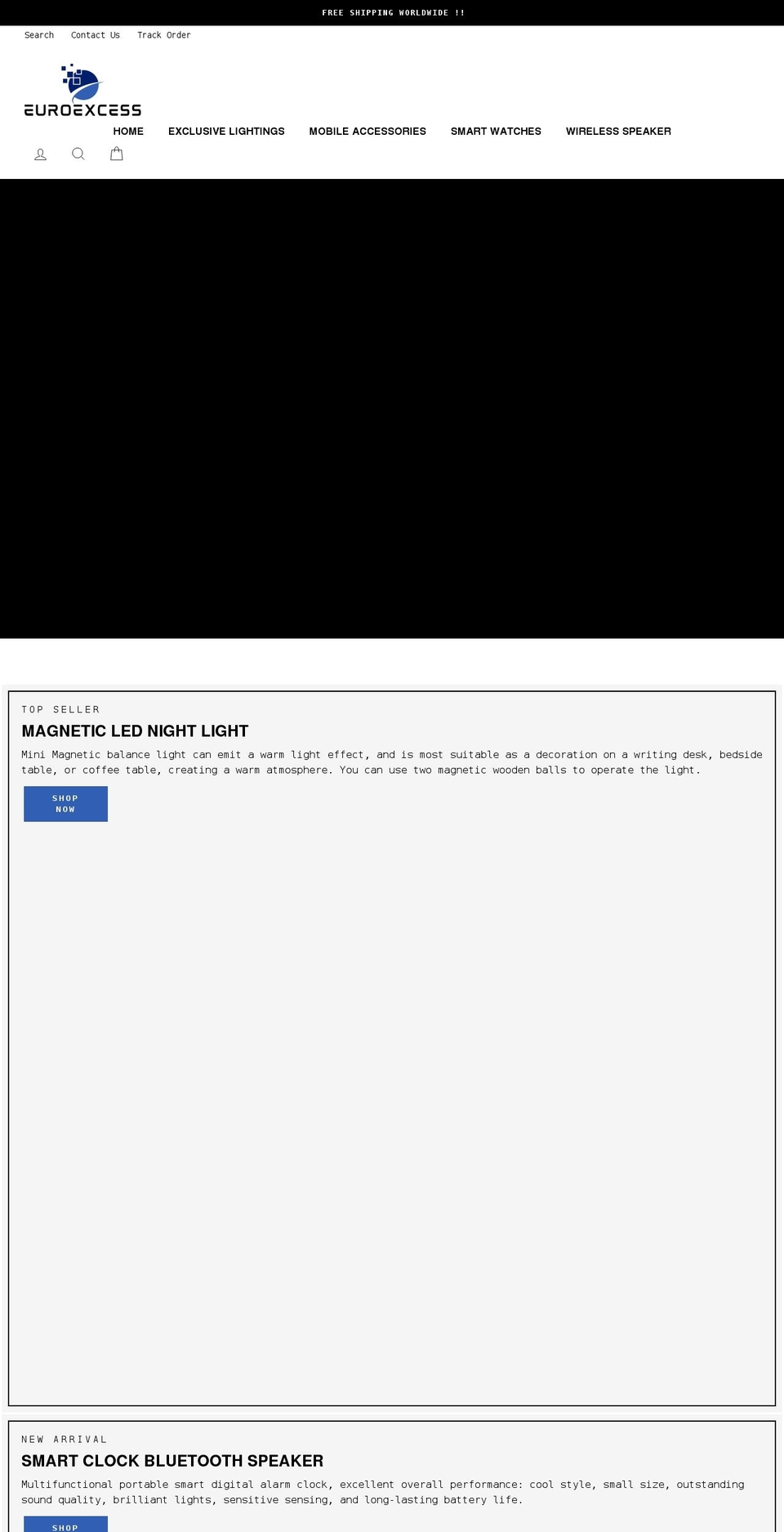 euroexcess.com shopify website screenshot