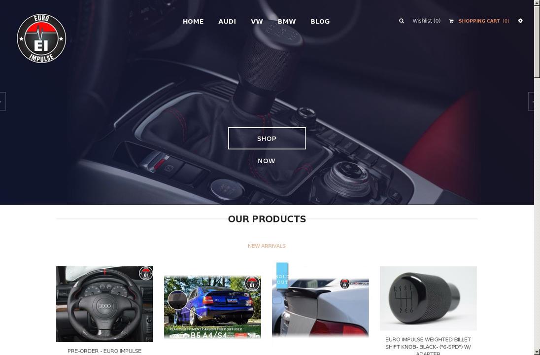 euroimpulse.com shopify website screenshot