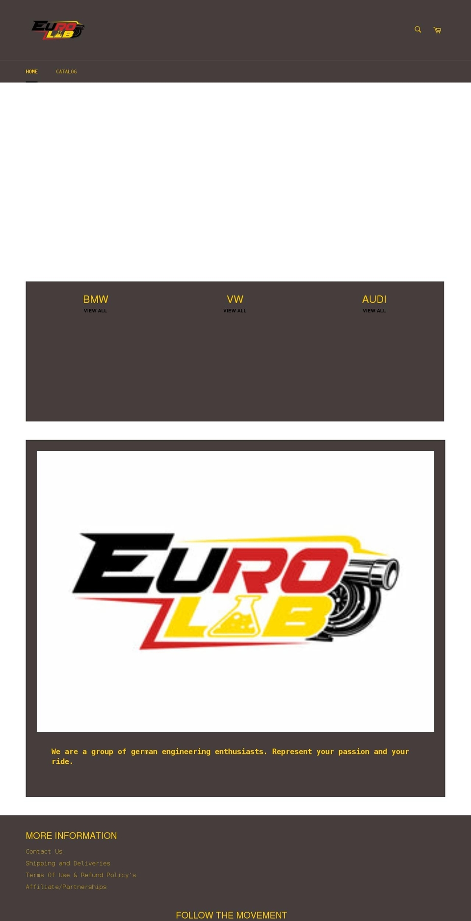 eurolabsupply.com shopify website screenshot