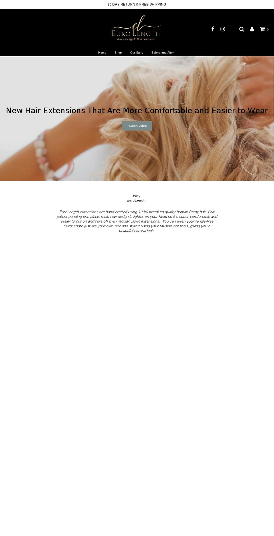 eurolength.com — Shopify storefront screenshot