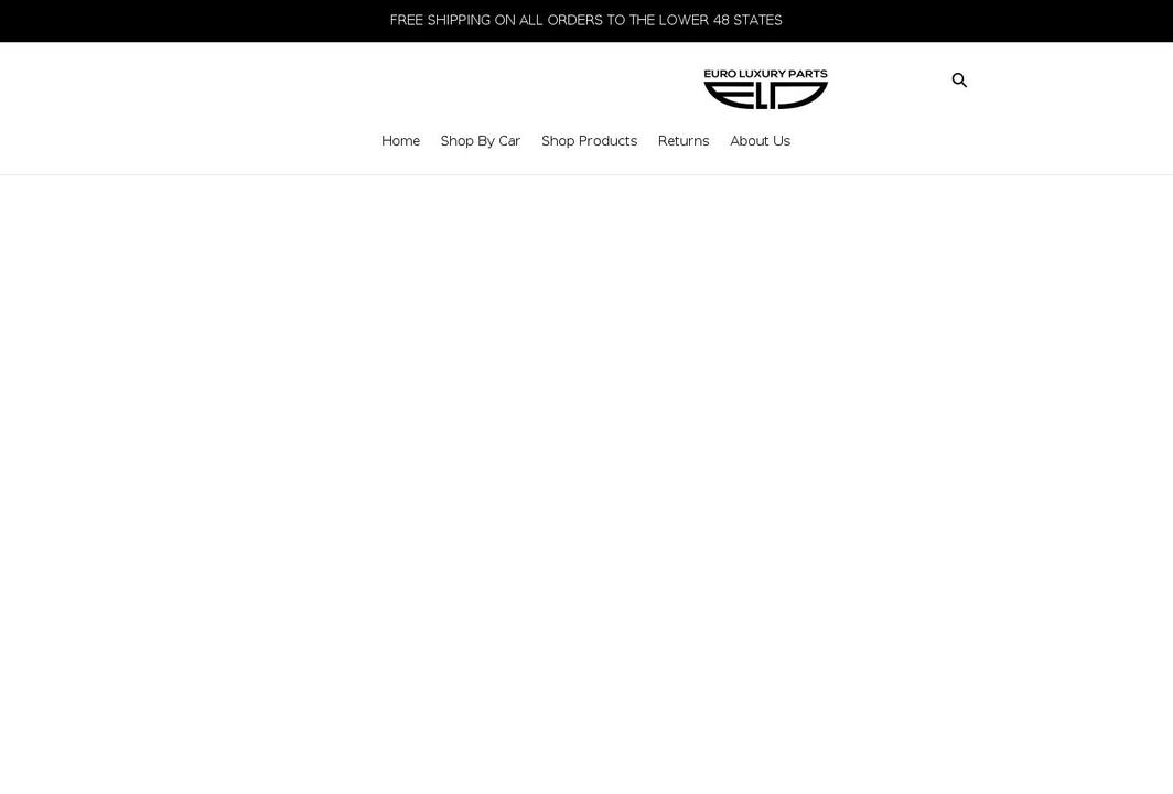 LUXURY Shopify theme site example euroluxuryparts.com