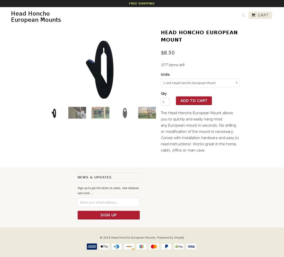 euromounts.net shopify website screenshot