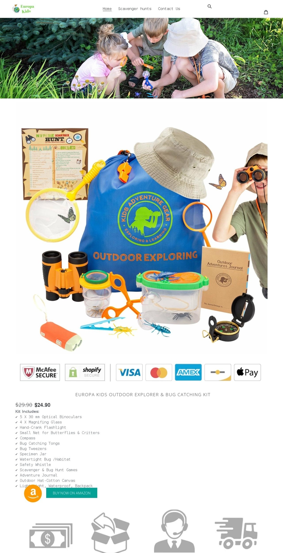 europakids.net shopify website screenshot
