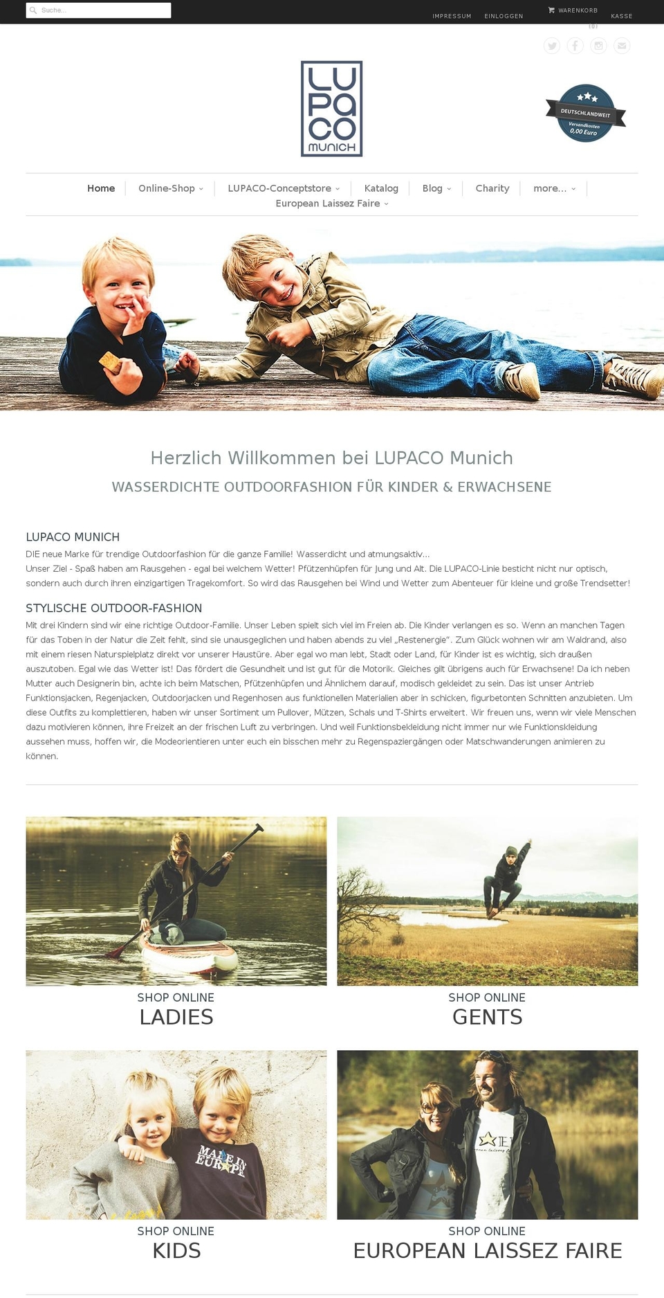 european-laissez-faire.com shopify website screenshot