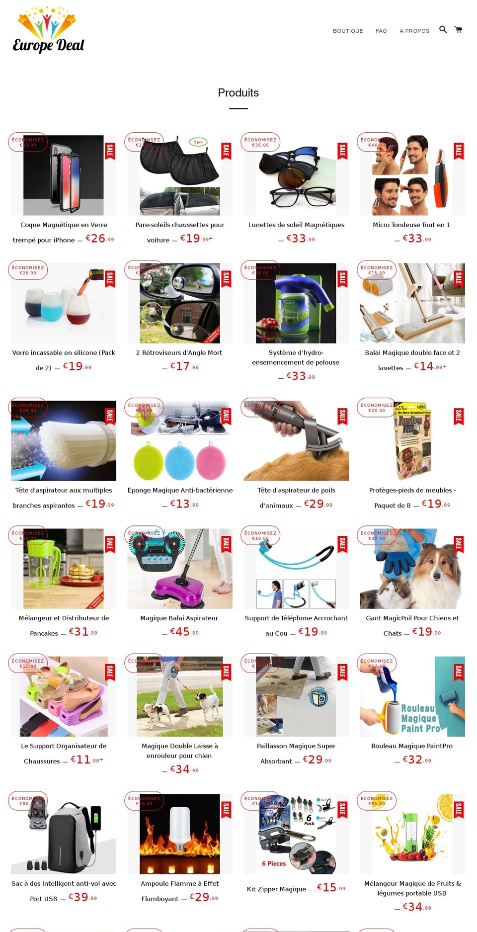 europedeal.net shopify website screenshot