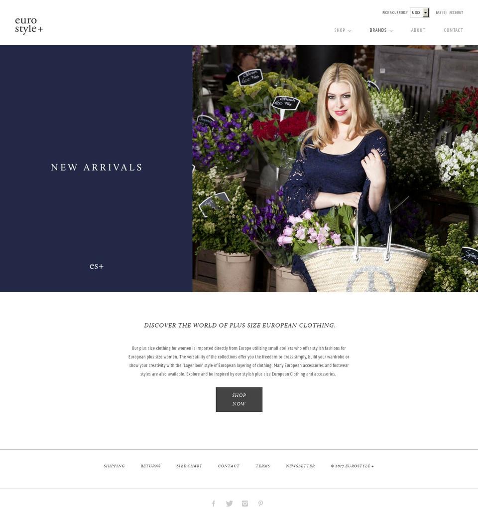 eurostyle-plus.com shopify website screenshot